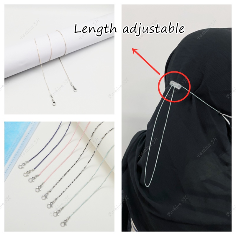 Tali lanyard Rantai Kacamata / Masker anti Hilang Panjang Adjustable M60120