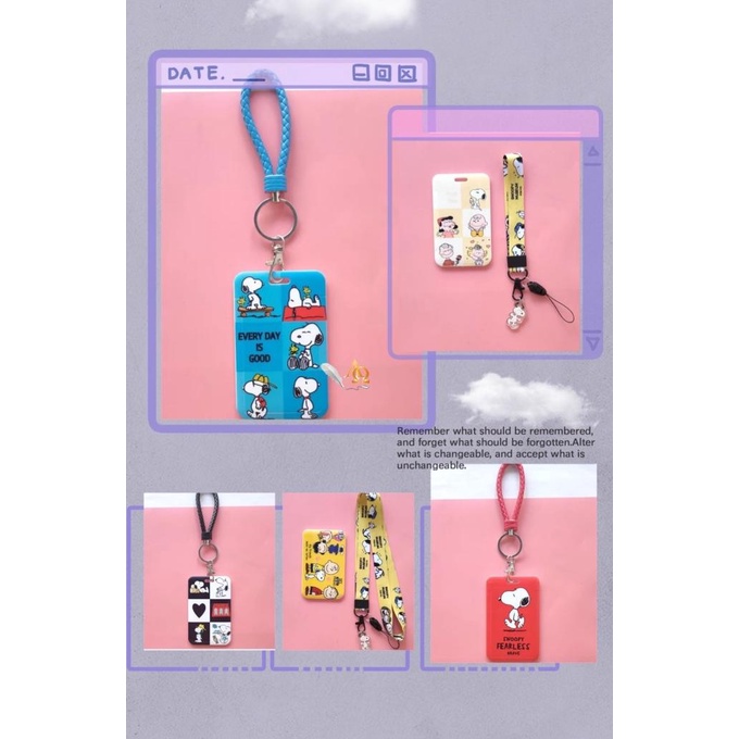 

Tempat Kartu Unik / Card Holder Tali Motif Snoopy Imut Terlaris