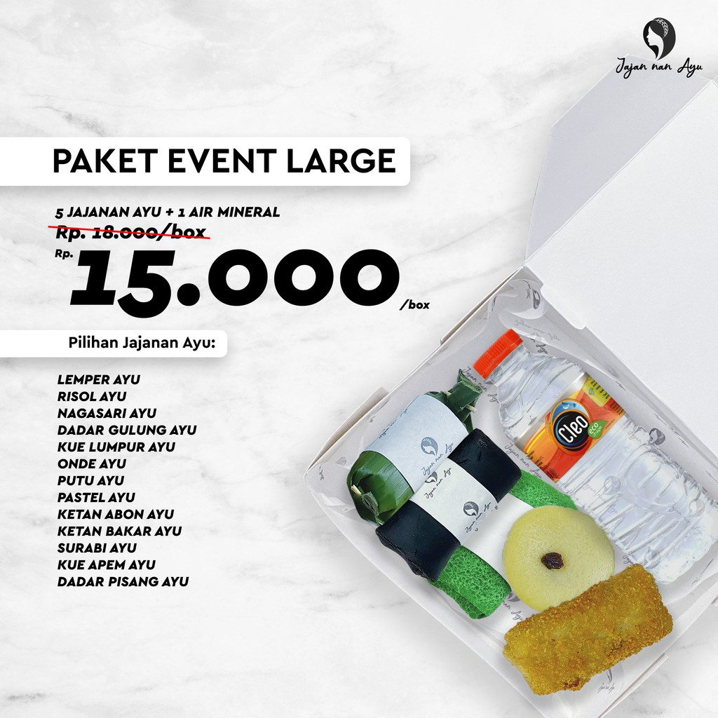 

Paket Event Big Jajan Nan Ayu - minimal pembelian 10