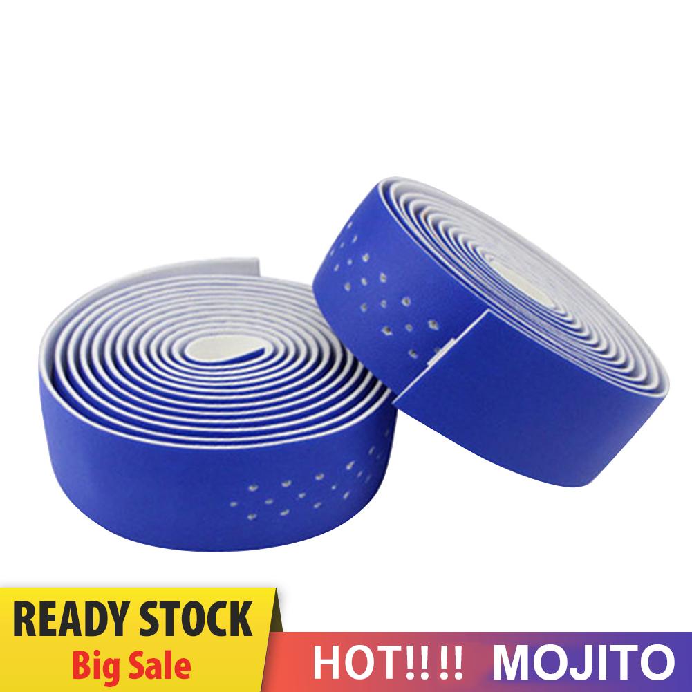 2pcs Tape Pembungkus Stang Sepeda Bahan Kulit Pu Anti Slip