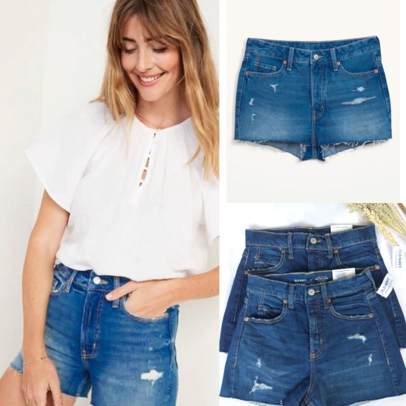 OLD NAVY HIGHWAIST SHORT DENIM/HOTPAN JEANS(BIGSIZE AVAILABLE)