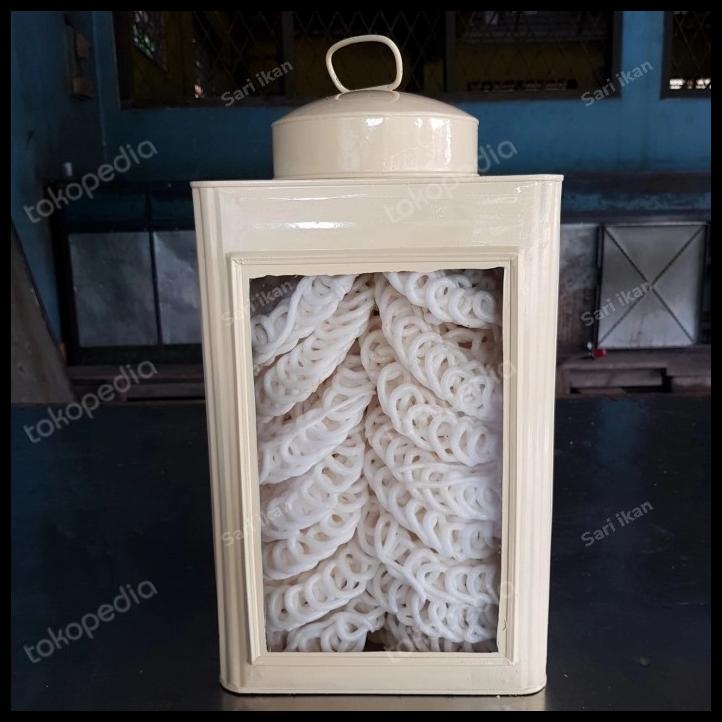 

Toples kerupuk putih besar + 30pcs kerupuk