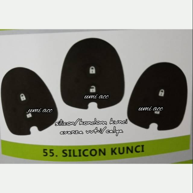 Kondom Kunci Remote Avanza/Calya Hitam / Silicon Kunci Remote Avanza/Calya