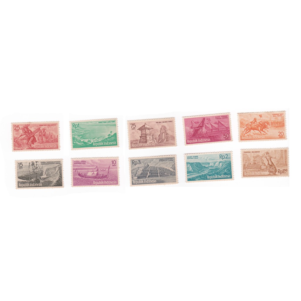 

Perangko Pariwisata Indonesia (1961)