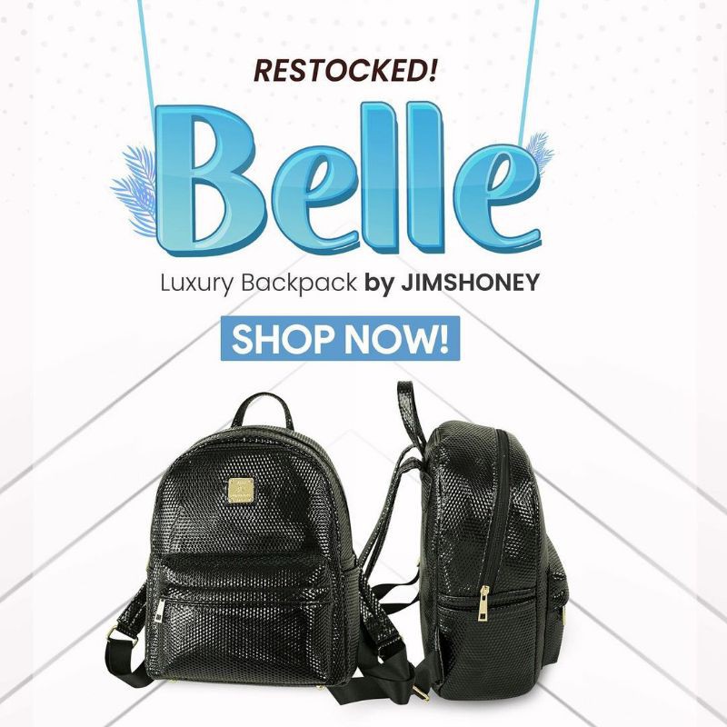 BELLE JIMSHONEY BACKPACK TAS PUNGGUNG IMPORT