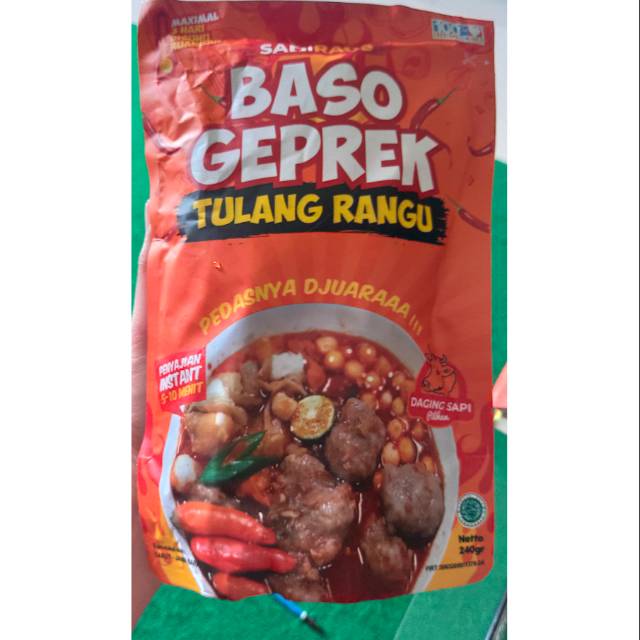 

BASO GEPREK TULANG RANGU