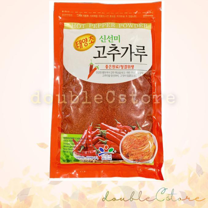 

Dijual Gochugaru Shinsunmi 454Gr / Bubuk Cabai Korea / Cabe Bubuk Kasar Terlaris