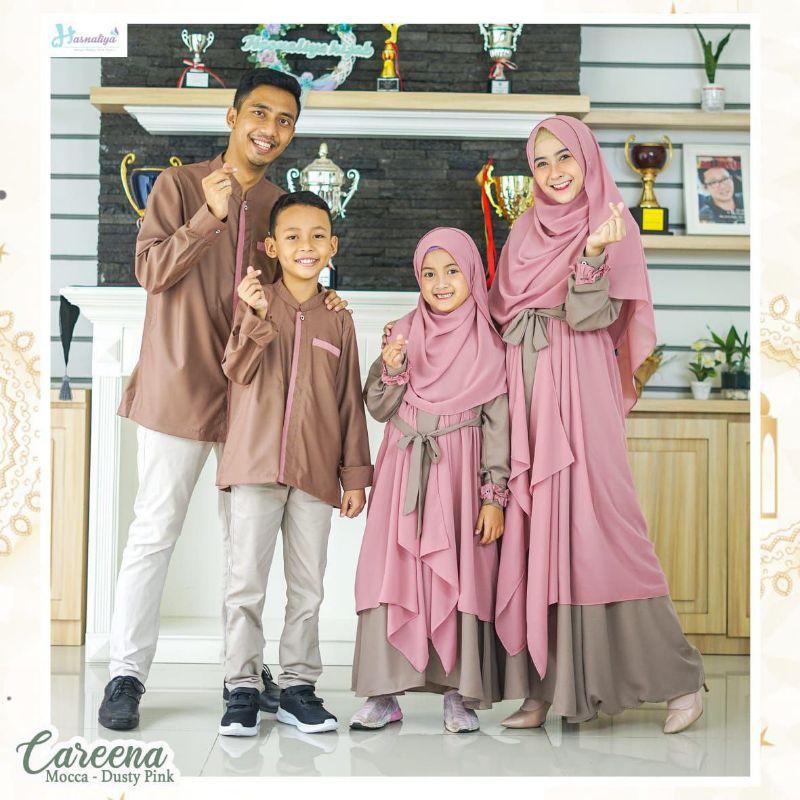 Couple Sarimbit Keluarga Pakaian Keluarga Seragam Keluarga Kondangan Lebaran Careena Hasnaliya Promo