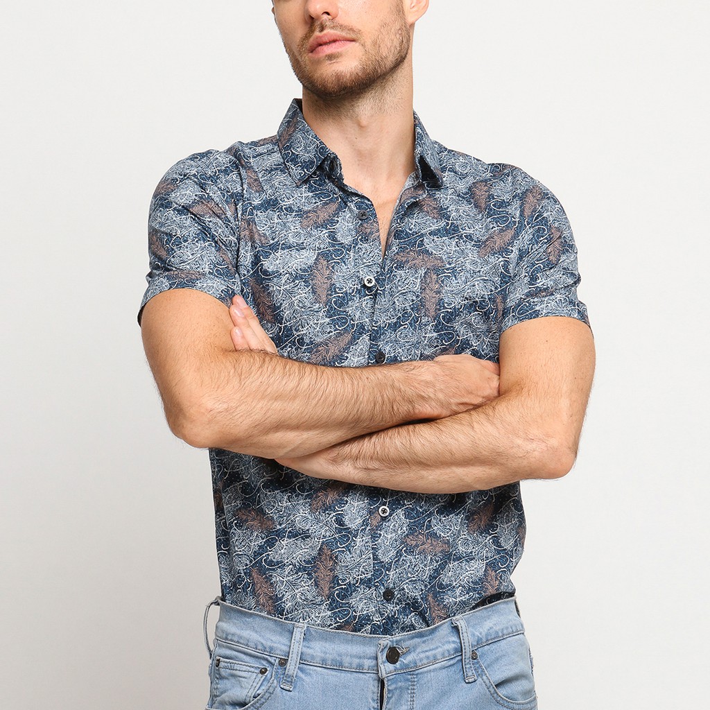 

VENGOZ Kemeja Pria - Woody Casual Shirt