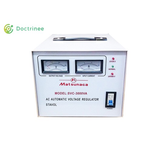 Stabilizer matsunaga stavol 3000va 3kva 3000v 1500w 1500 watt 1 phase svc-3000 va - Ac automatic vol