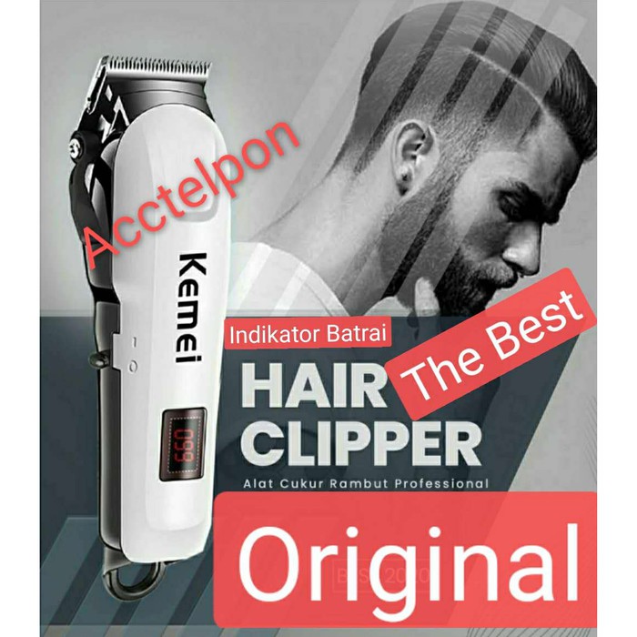 Promo Hair Clipper Kemei KM-809A- 809b - 9163- 8821 Alat Mesin Cukur Rambut