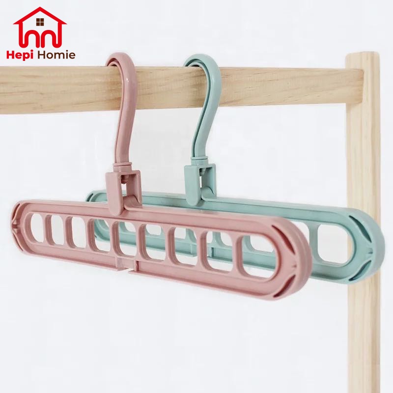 [HH] MAGIC HANGER 9 IN 1 / GANTUNGAN BAJU SERBAGUNA MULTIFUNGSI ORGANIZER FOLDABLE JEMURAN LAUNDRY