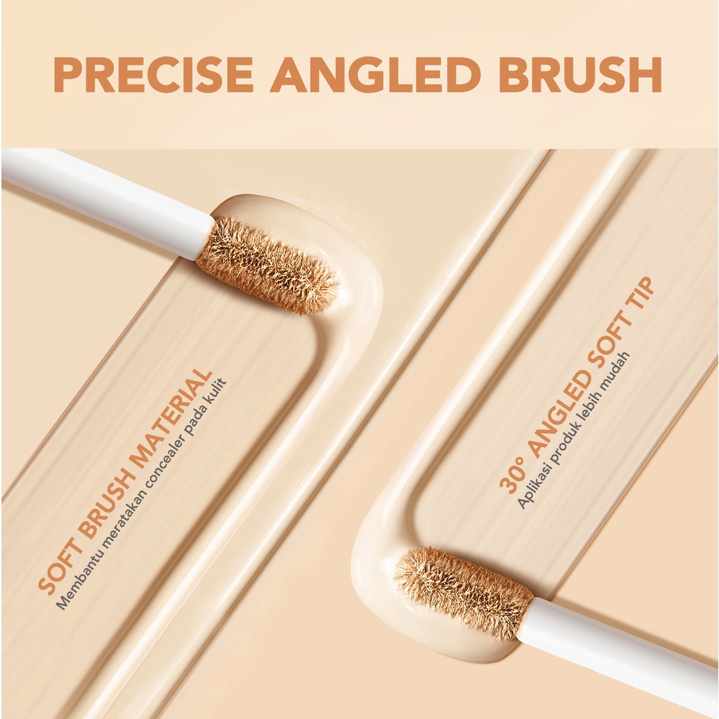 YOU Concealer NoutriWear+ Complete Cover Full Coverage | Tahan Lama 24 Jam | Nourishing