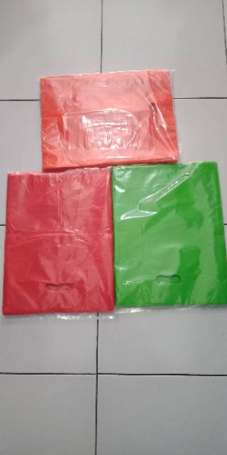 Kantong Plastik HD Plong 30x40 Shopping Bag Online Warna Warni