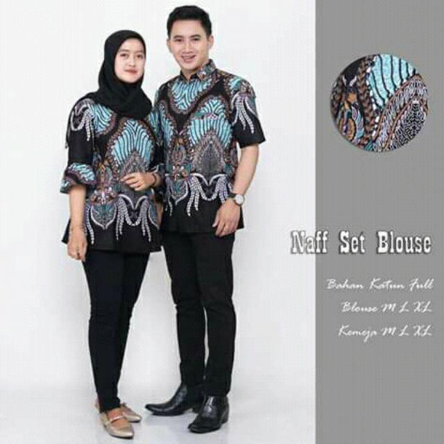 Maura Couple - Sania Ruffle Batik Couple Ori Ndoro Jowi Dnt