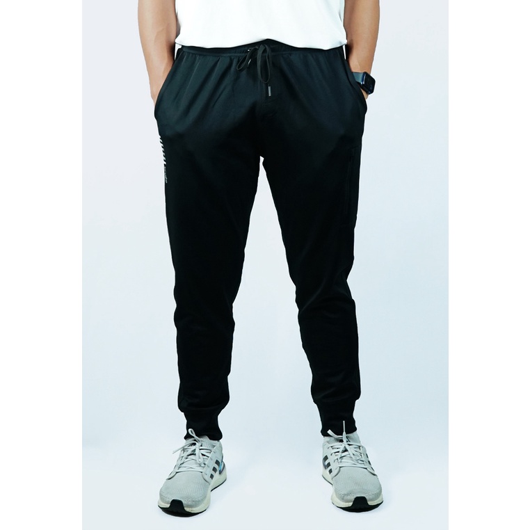 Trijee - Celana Olahraga Jogger Pria /Lari/Outdoor/  Raiden - Black