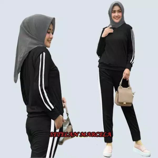 VGN -  SETELAN MARCELA / BAJU TRANING OLAHRAGA / SETELAN WANITA/ FASHION WANITA / SETELAN TRANING