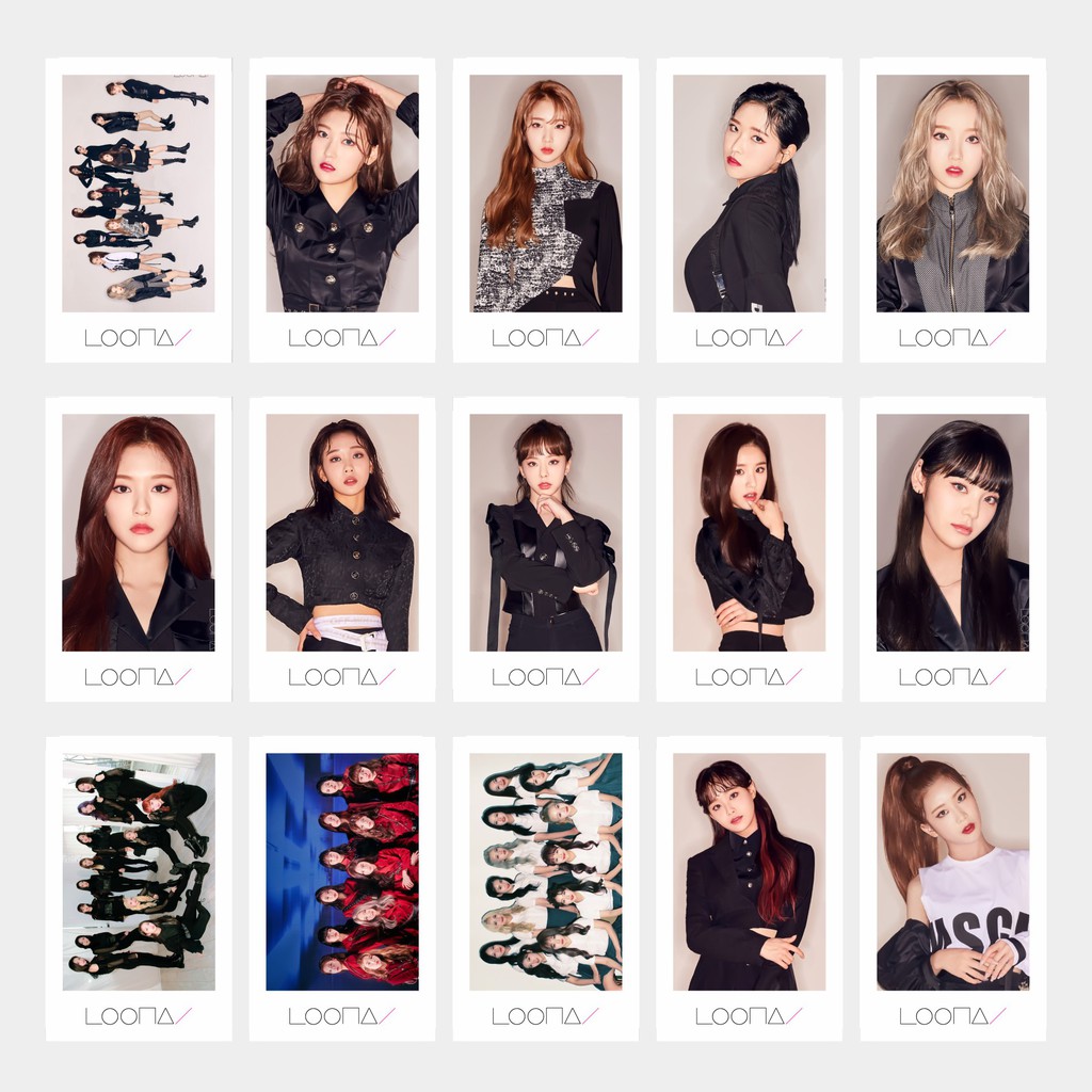 Polaroid Loona Kpop Lomocard Lomo Card Foto Photo Set Paket