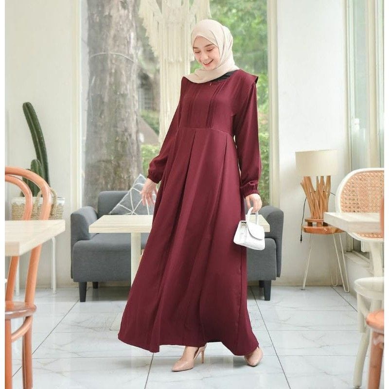 UKURAN  S- M- L- XL  TANISHA MAXY DRESS TERLARIS FASHION MUSLIM