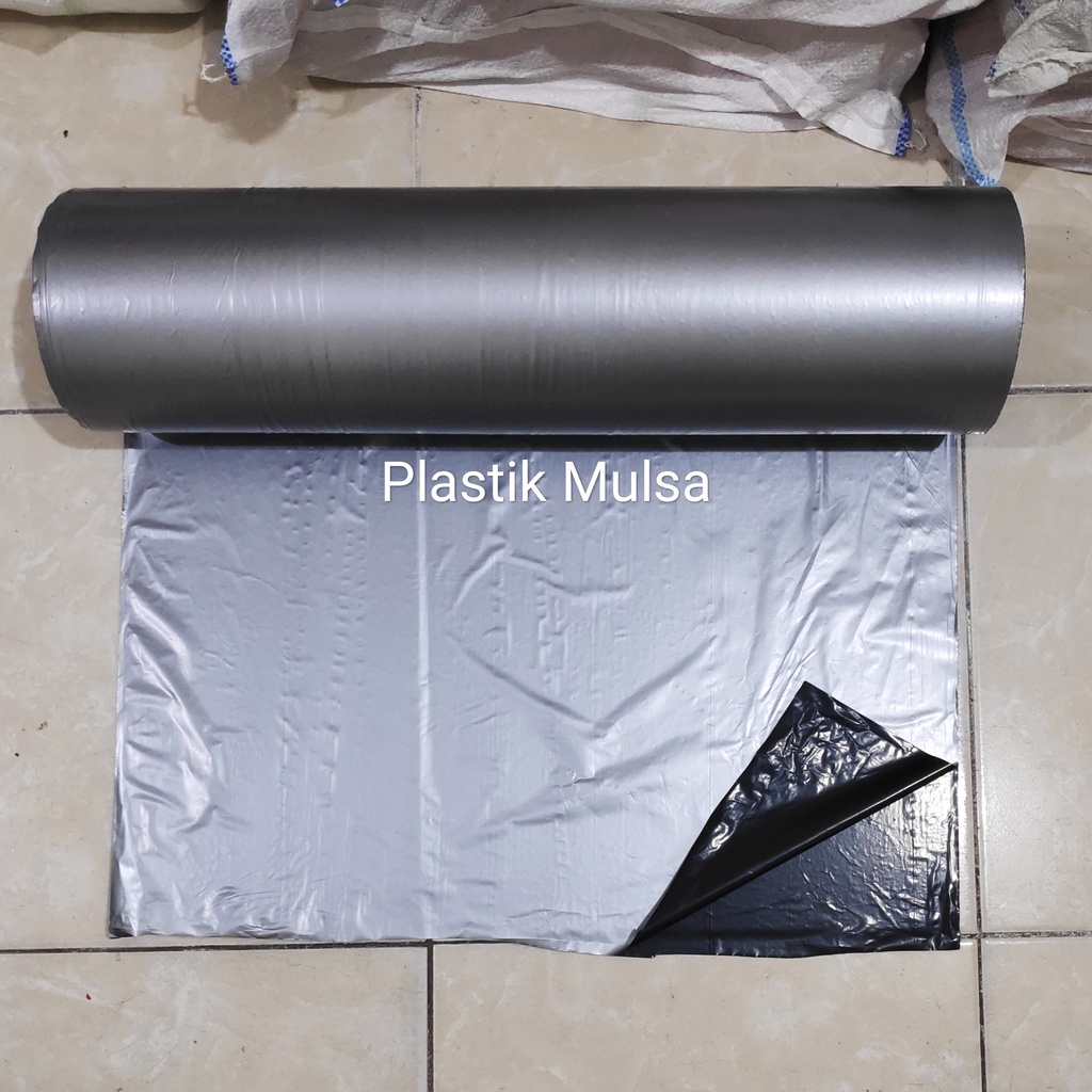 Plastik Mulsa, Plastik SIlver Hitam Penutup Tanaman, Plastik Packing Lembaran, Plastik tanaman