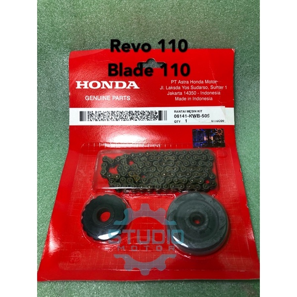 Rantai Mesin Keteng Teming Temeng Kit 90 Mata Revo Abs Blade 110 06141KWB505
