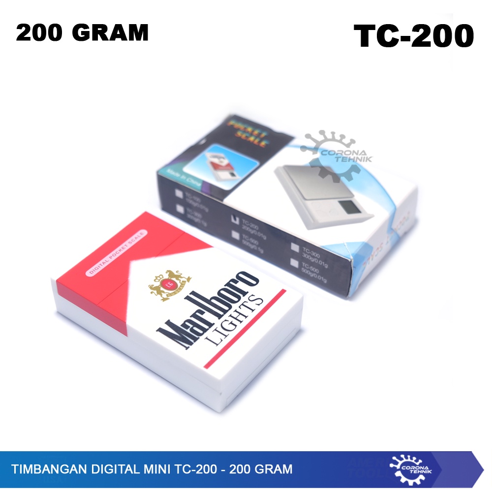 TC-200 - Timbangan Digital Mini - 200 Gram