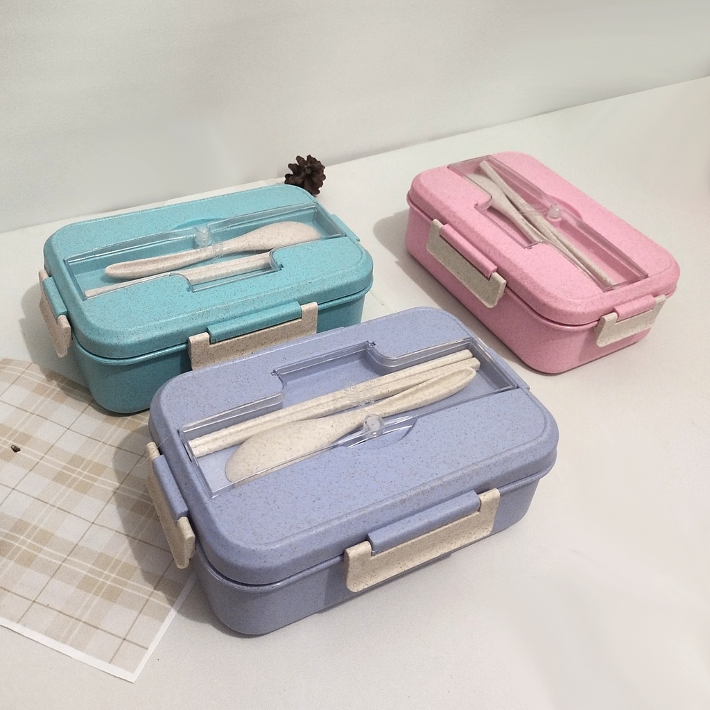 set kotak makan tenteng tas bekal kotak bekal anak lunch box jerami lunch bag anak hngga dewasa lucu