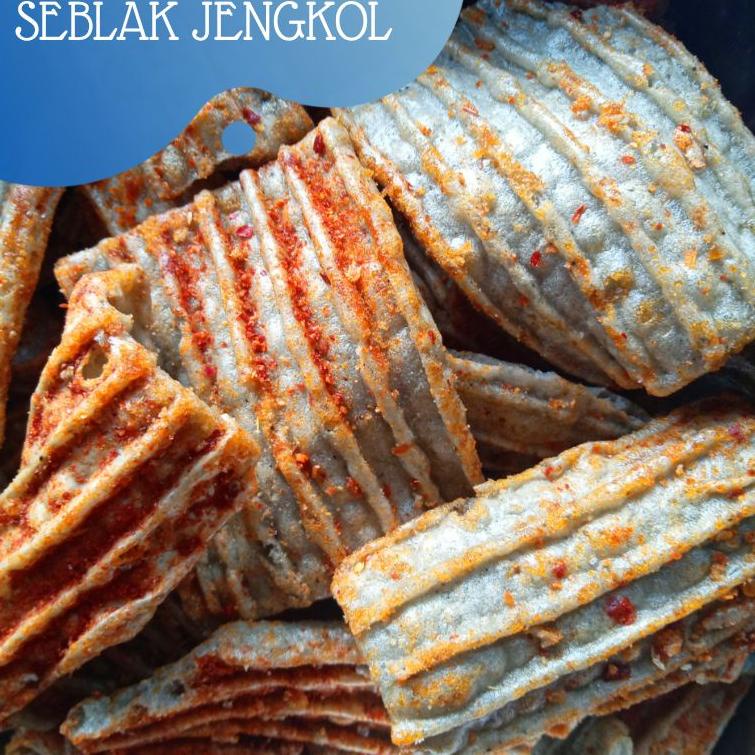 

New Krupuk/Seblak Jengkol Pedas 250gr Camilan Snack Kiloan ぢ