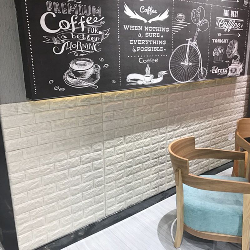 FYGALERY HL0063 Wallpaper Dinding Foam Batu Bata 3D Sticker Wall Decoration Dekorasi Rumah Murah-7