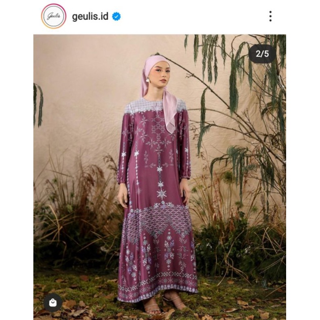 PRELOVED GAMIS FROZEN DRESS BY GEULIS. Size XXL. GAMIS SILK GAMIS MURAH FROZEN DISNEY