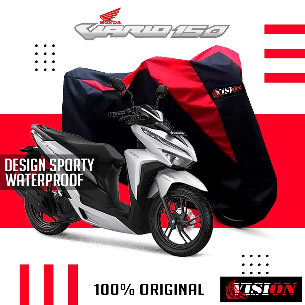 Cover motor Vario 125/150 Penutup motor Vario 125/150 Sarung motor Vario 125/150 waterproof anti air