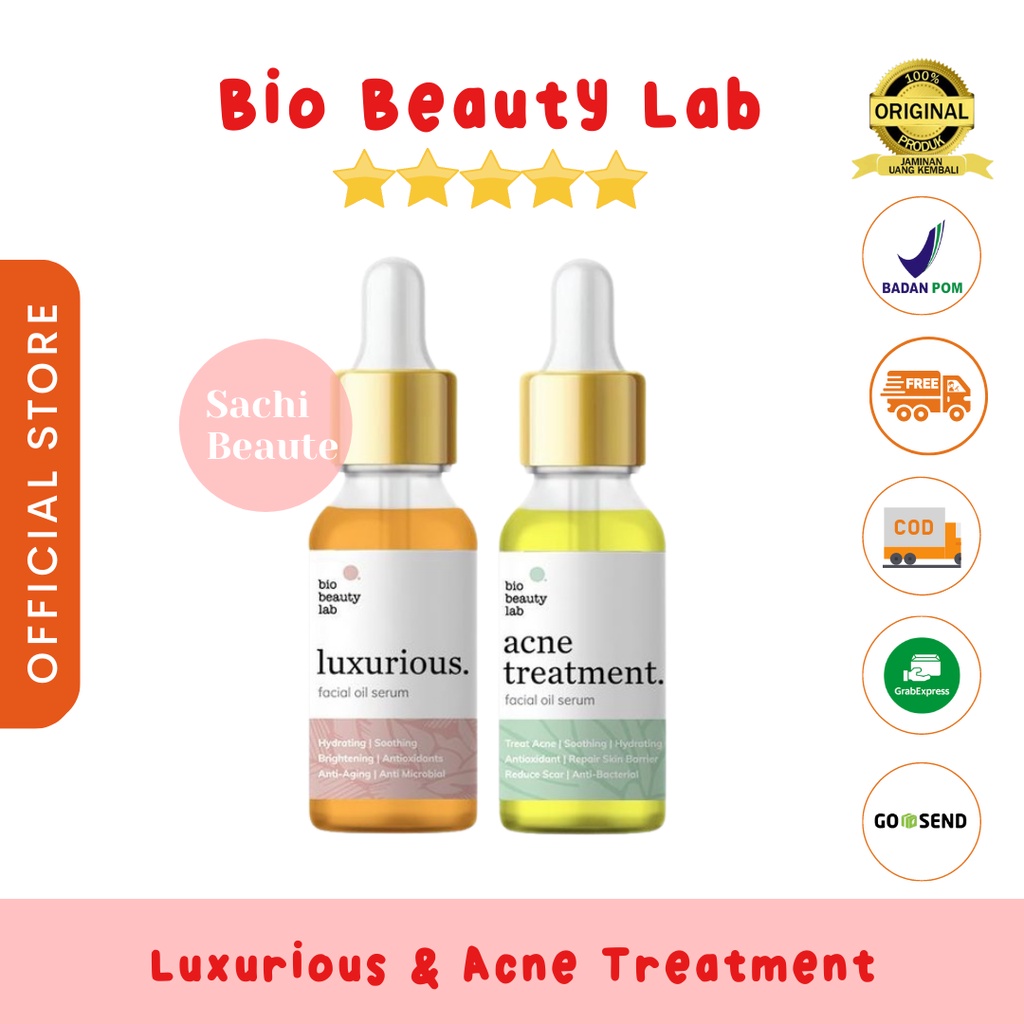 Bio Beauty Lab Paket 5ml Luxurious &amp; 5ml Acne Treatment