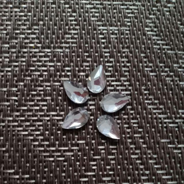 Aaaaa Kualitas Tinggi 3x6mm, 4x8mm, 5x10mm Kristal Teardrop Bor Air Panas