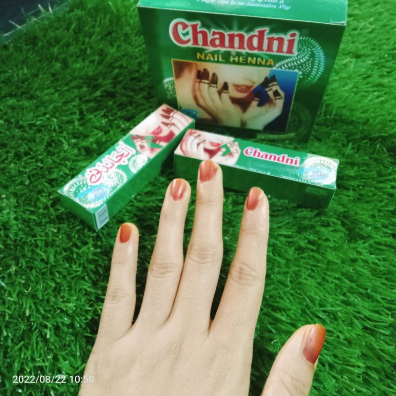 chandni nail Henna hena pacar kuku box isi 12/ oleh oleh haji dan umroh