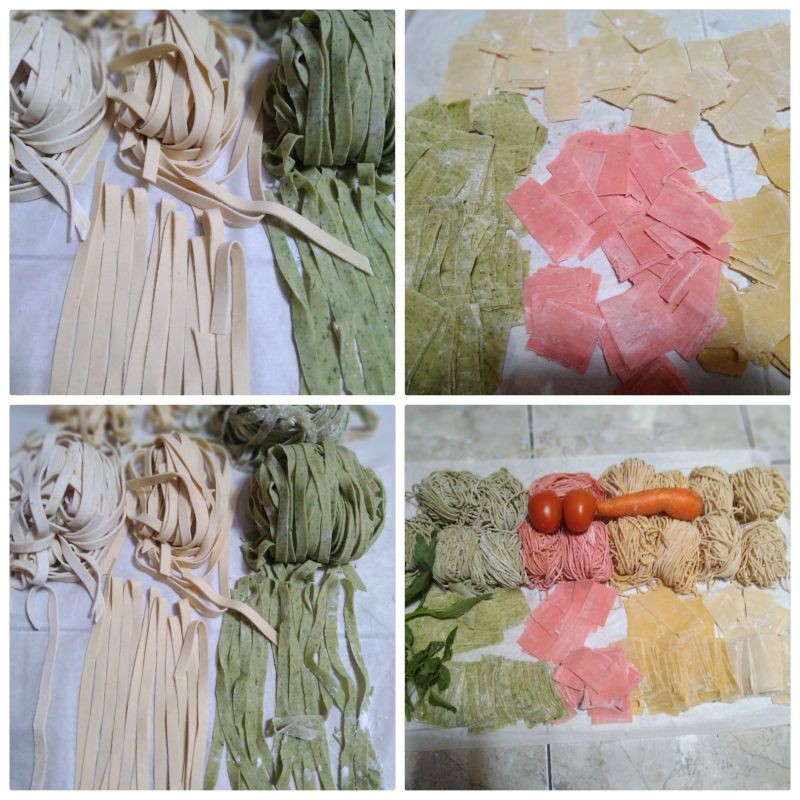 

1kg / 1000 gr mie gepeng / mie basah / kwetiau / mie ayam pangsit pasta spagetti enak