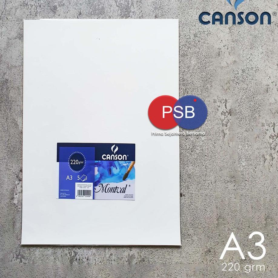 

Terbaru - Canson Montval A3 220 gsm / Kertas Cat Air / Kertas Gambar ,,