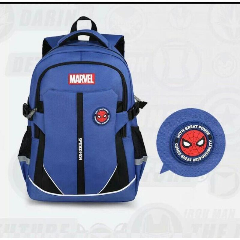 TAS RANSEL PRIA BACKPACK/ TAS ANAK LAKI LAKI MARVELLOO TAS SEKOLAH TERMURAH ( BISA COD )