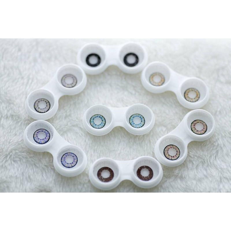 ORIGINAL Dolly Eye Grey Choco Hazel Blue Black Pink Violet Purple softlens soflens softlenses minus