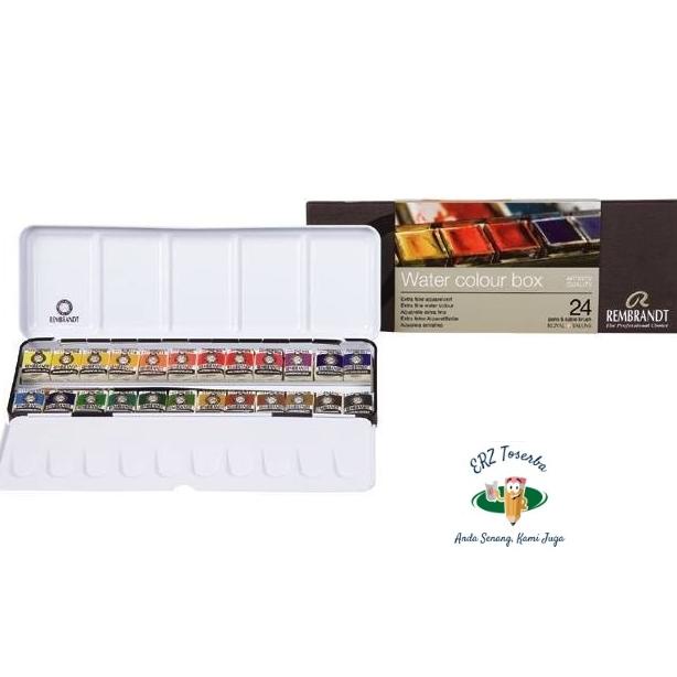

Rembrandt Water Colour De Luxe Set 24 Pans. Cat Air. Watercolor