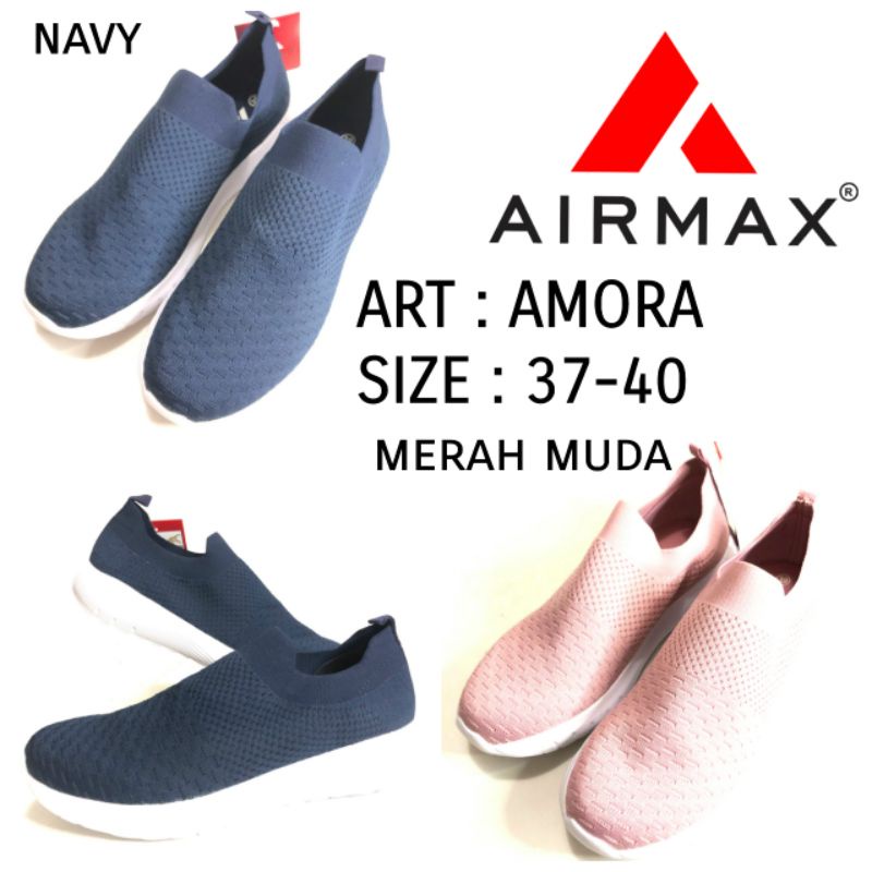 SEPATU SELOP PEREMPUAN BY AIRMAX AMORA SIZE 37-40 BIRU DAN PINK