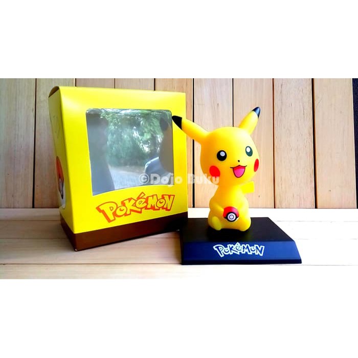 Pokemon Pikachu Bobble Head Kepala Goyang Pajangan Mobil