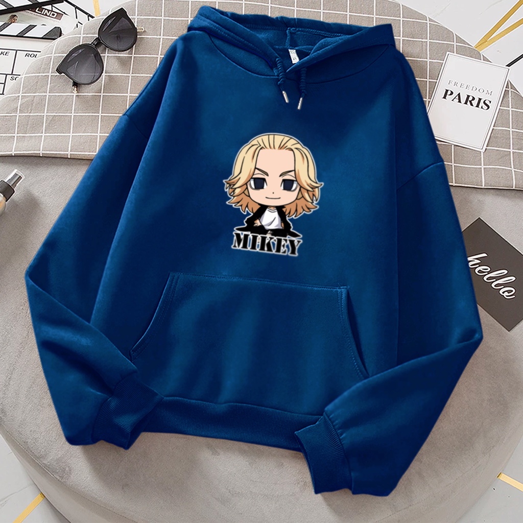 Sweater hoodie anak perempuan MIKEY suwiter anak cewek anime