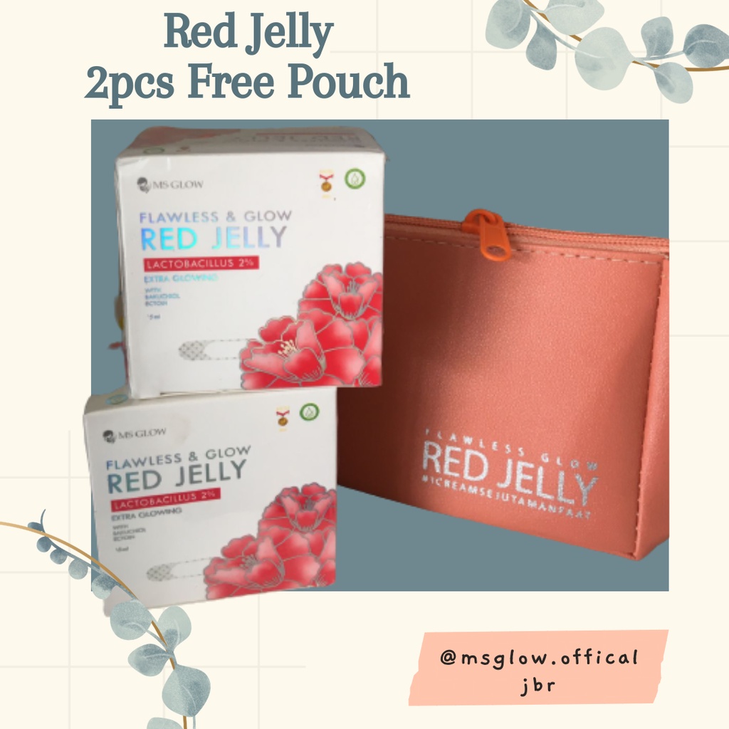 RED JELLY MS GLOW KEMASAN TERBARU