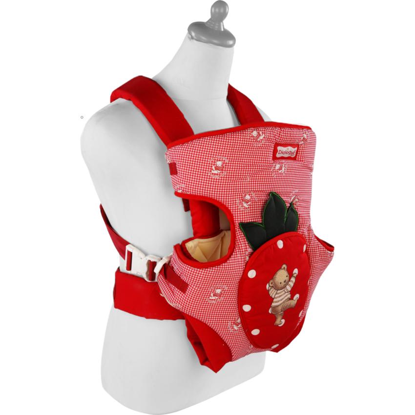 GENDONGAN RANSEL DUA POSISI DIALOGUE BABY DGG 4224  WARNA MERAH