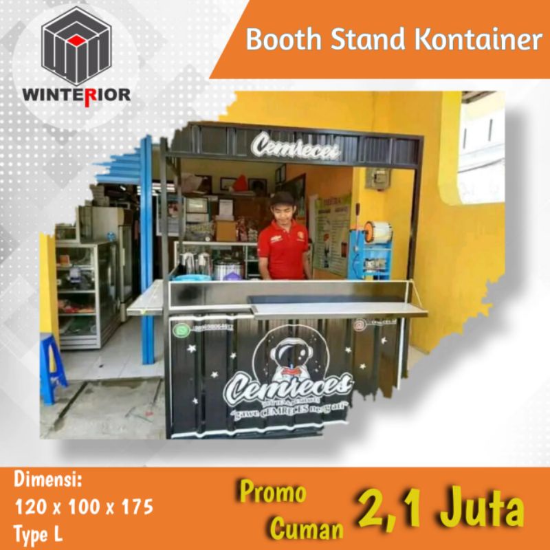 Booth Stand / Booth Stand Semi / Booth Stand Container / Booth Stand Semi Kontainer / Booth Containe