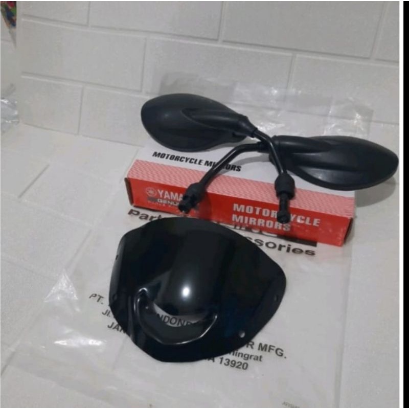 Spion Yamaha X1 125z Plus Visor Hitam Fizr 125z Jupiter Kualitas Terbaik