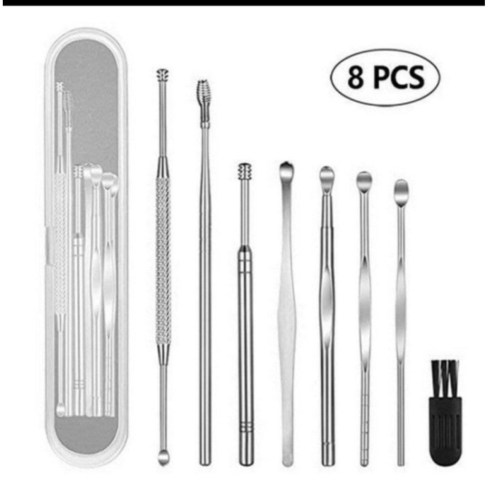 Earcleaner Set - Ear Cleaner Set korek kuping stainless steel