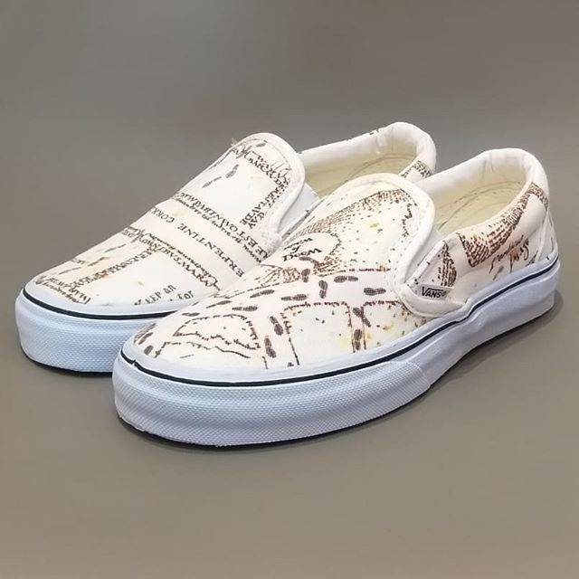 Vans Slip On Harry Potter "Marsgmellow White"