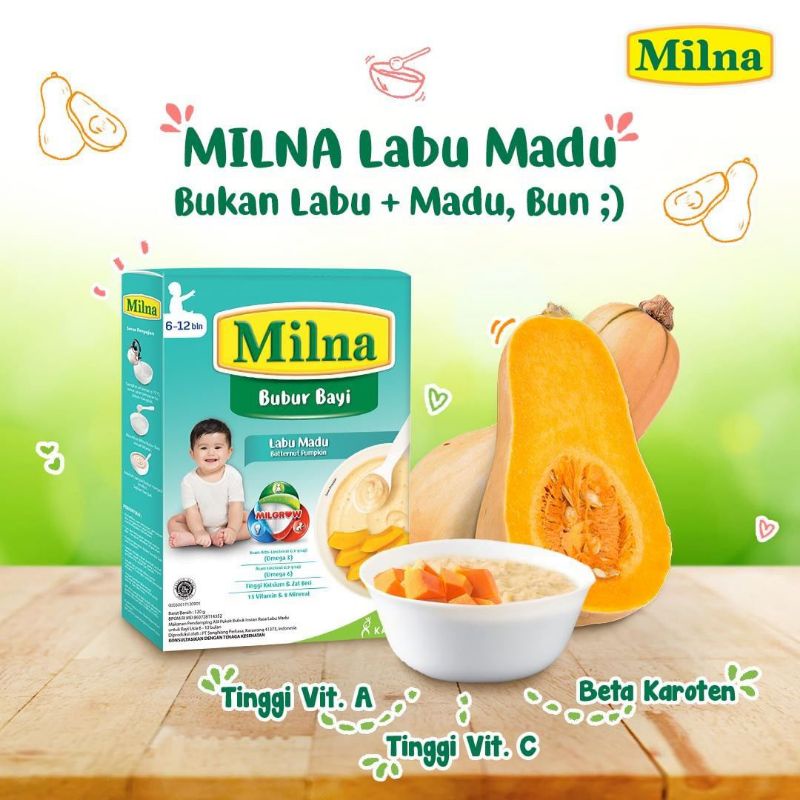 Milna Bubur MPASI 6+ dan 8+ bulan