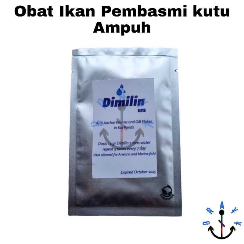 Dimilin Obat Kutu Ikan Import Ampuh Grosir 5Gram